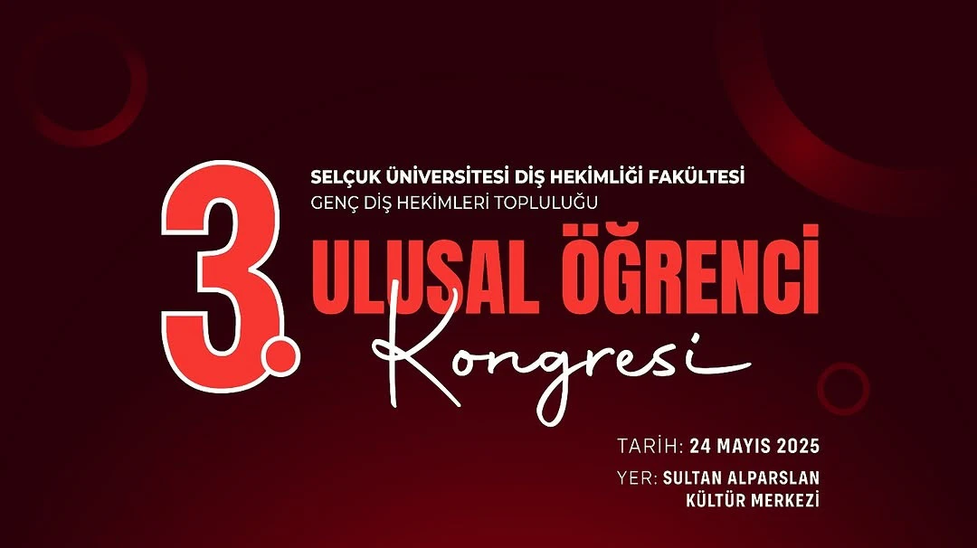 Genç diş hekimleri, 3. Ulusal Öğrenci Kongresi’nde bir araya geldi